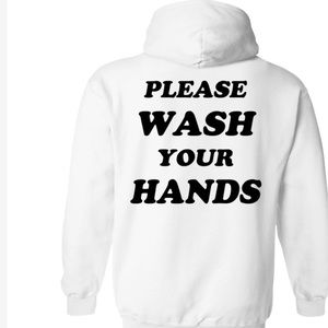 UNISEX WASH YOUR HANDS PREMIUM ZIP UP HOODIE